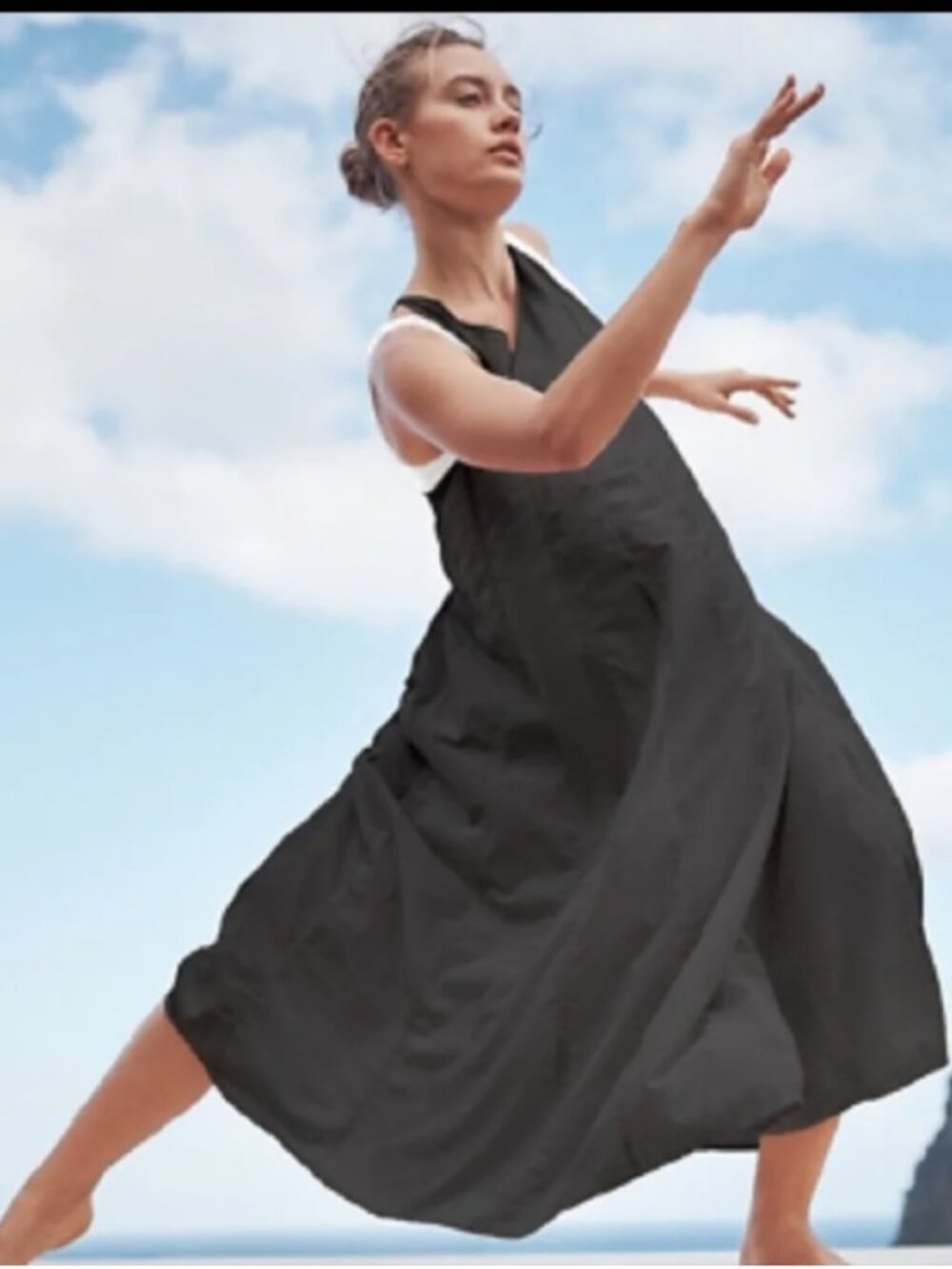 Athleta Canopy Parachute Dress Poseidon Blue XL - Picture 3 of 4